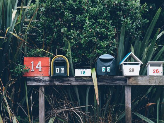 Boîtes à lettres originales