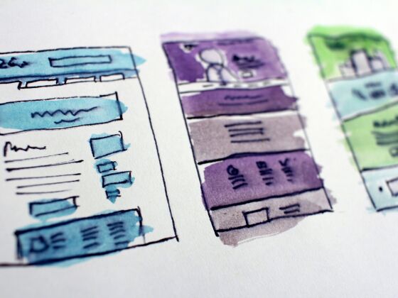 Stratégie commerciale : croquis sur papier