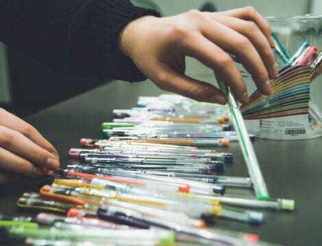 Choix de crayons de couleurs